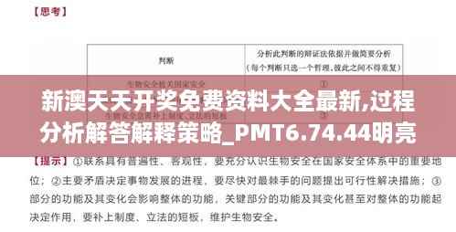 新澳天天开奖免费资料大全最新,过程分析解答解释策略_PMT6.74.44明亮版
