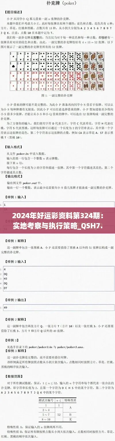 2024年好运彩资料第324期:实地考察与执行策略_QSH7.69.55炼肉境