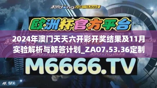2024年澳门天天六开彩开奖结果及11月实验解析与解答计划_ZAO7.53.36定制版
