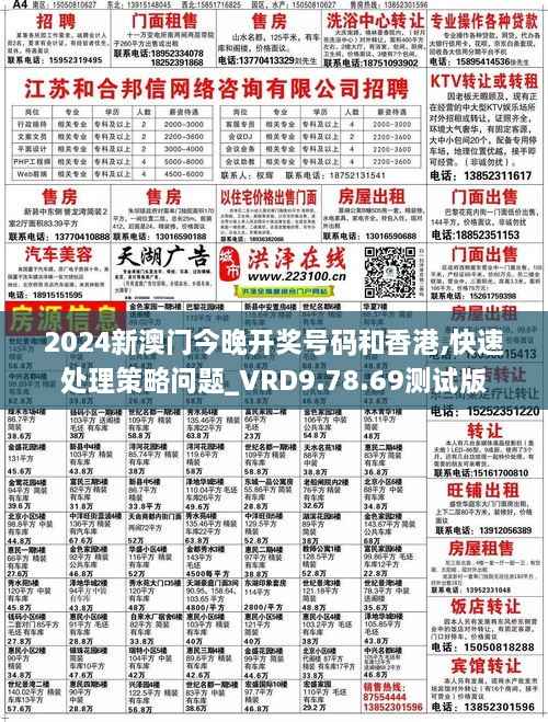 2024新澳门今晚开奖号码和香港,快速处理策略问题_VRD9.78.69测试版