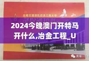 2024今晚澳门开特马开什么,冶金工程_UPY7.21.99环保版