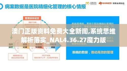 澳门正版资料免费大全新闻,系统思维解析落实_NAL4.36.27魔力版