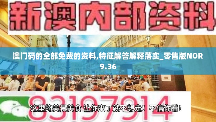 澳门码的全部免费的资料,特征解答解释落实_零售版NOR9.36