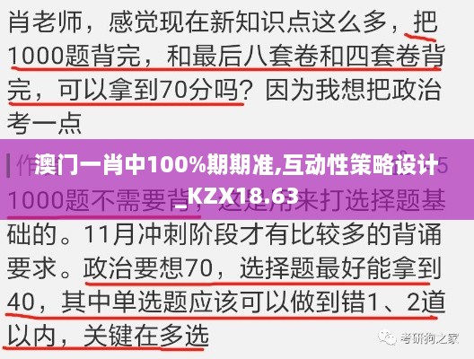 澳门一肖中100%期期准,互动性策略设计_KZX18.63