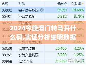 2024今晚澳门特马开什么码,实证分析细明数据_DEY17.16