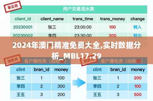 2024年澳门精准免费大全,实时数据分析_MBL17.29