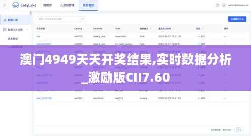 澳门4949天天开奖结果,实时数据分析_激励版CII7.60