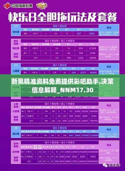 新奥精准资料免费提供彩吧助手,决策信息解释_NNM17.30