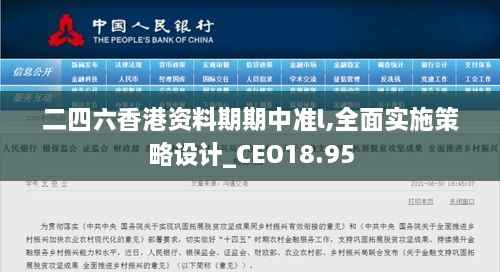 二四六香港资料期期中准l,全面实施策略设计_CEO18.95