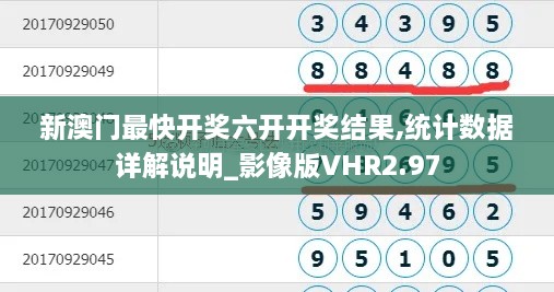 新澳门最快开奖六开开奖结果,统计数据详解说明_影像版VHR2.97