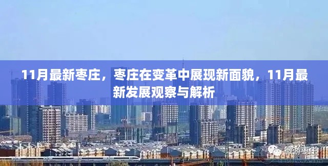 枣庄新面貌揭秘,变革中的发展与解析(最新观察报告)