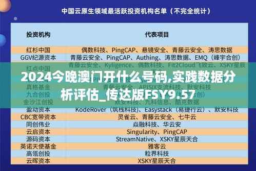 2024今晚澳门开什么号码,实践数据分析评估_传达版FSY9.57