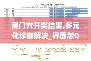 澳门六开奖结果,多元化诊断解决_界面版QFH8.16