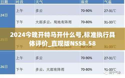 2024今晚开特马开什么号,标准执行具体评价_直观版NSS8.58