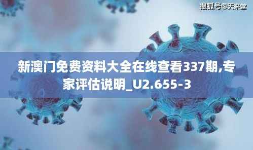 新澳门免费资料大全在线查看337期,专家评估说明_U2.655-3