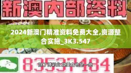 2024新澳门精准资料免费大全,资源整合实施_3K3.547