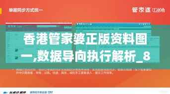 香港管家婆正版资料图一,数据导向执行解析_8K4.541