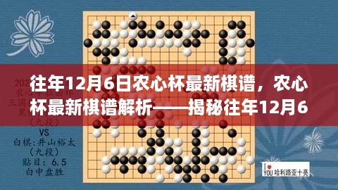 揭秘往年农心杯棋谱精彩对决,历年12月6日精彩对决解析与棋谱回顾