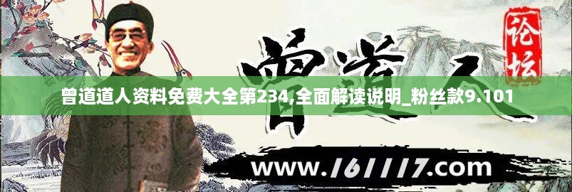 曾道道人资料免费大全第234,全面解读说明_粉丝款9.101