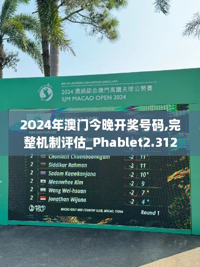 2O24年澳门今晚开奖号码,完整机制评估_Phablet2.312