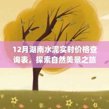 湖南水泥实时价格与自然美景背后的故事,探索宁静的力量