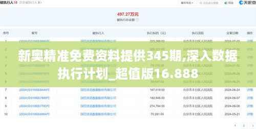 新奥精准免费资料提供345期,深入数据执行计划_超值版16.888