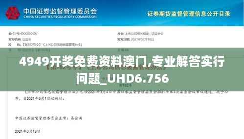 4949开奖免费资料澳门,专业解答实行问题_UHD6.756