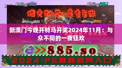 新澳门今晚开特马开奖2024年11月:与众不同的一夜狂欢