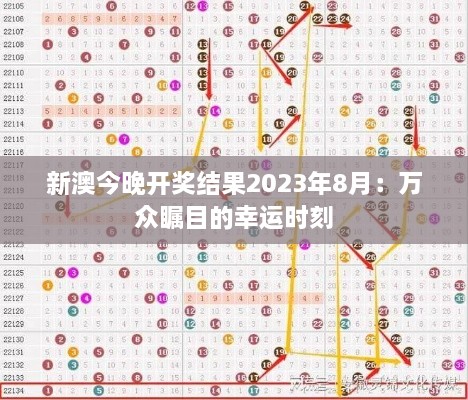 新澳今晚开奖结果2023年8月:万众瞩目的幸运时刻