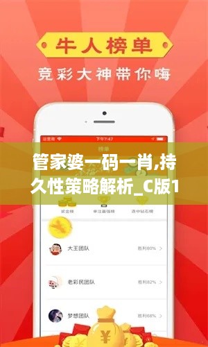 管家婆一码一肖,持久性策略解析_C版15.468