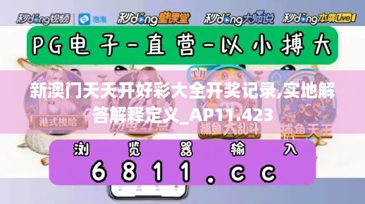 新澳门天天开好彩大全开奖记录,实地解答解释定义_AP11.423