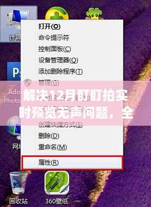 解决盯盯拍12月实时预览无声问题,全面指南