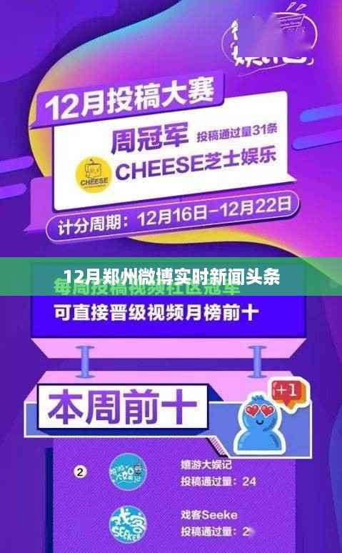 郑州微博热点新闻头条(12月实时更新)