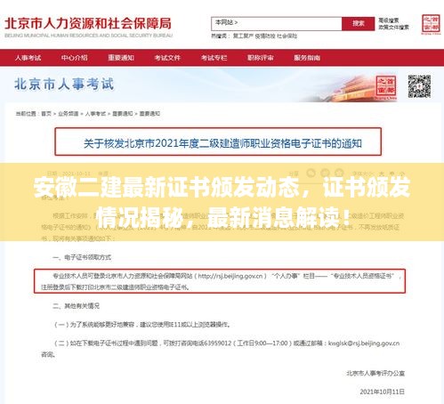 安徽二建最新证书颁发动态，证书颁发情况揭秘，最新消息解读！